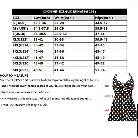 COCOSHIP Vintage Sailor Pin Up Swimsuit Retro One Piece Skirtini Cover Up US 22 - Picture 6 of 8